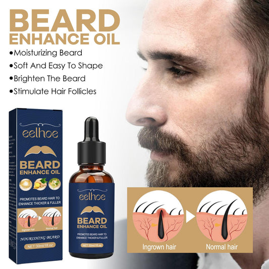 Beard Growth Oil by EELHOE – Hydrating, Nourishing & Strengthening Beard Serum for Men