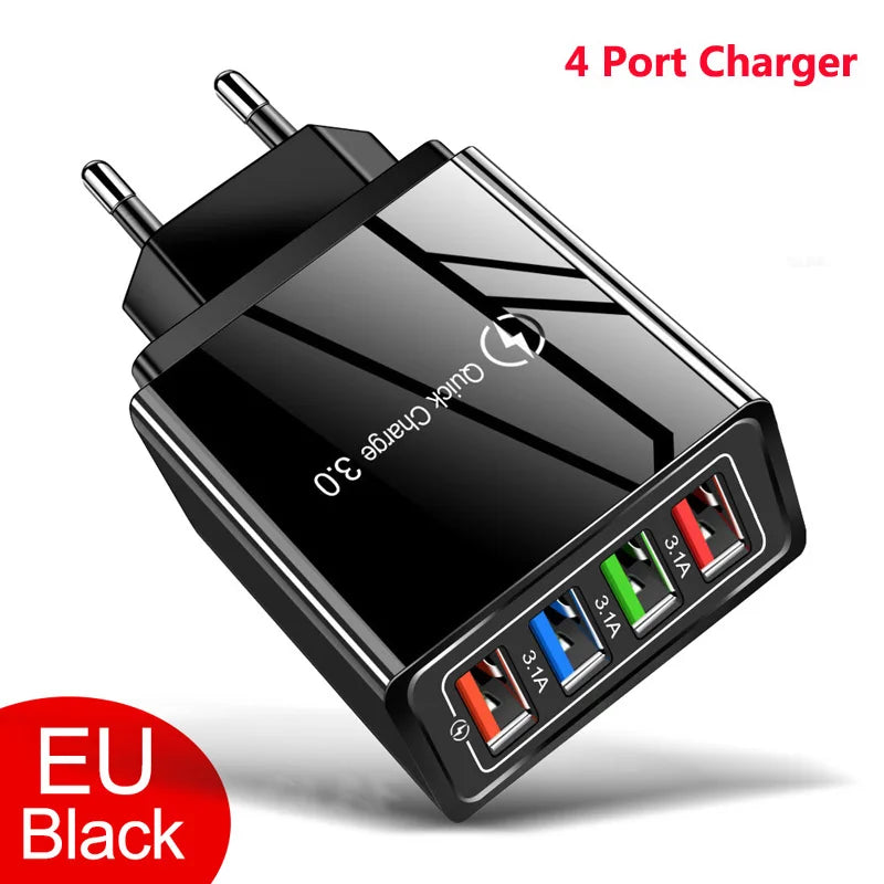 EU Plug USB Fast Charger | QC 3.0 Wall Adapter for Huawei