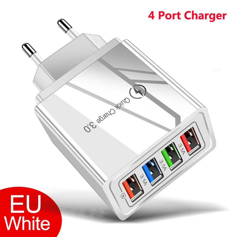 EU Plug USB Fast Charger | QC 3.0 Wall Adapter for Huawei