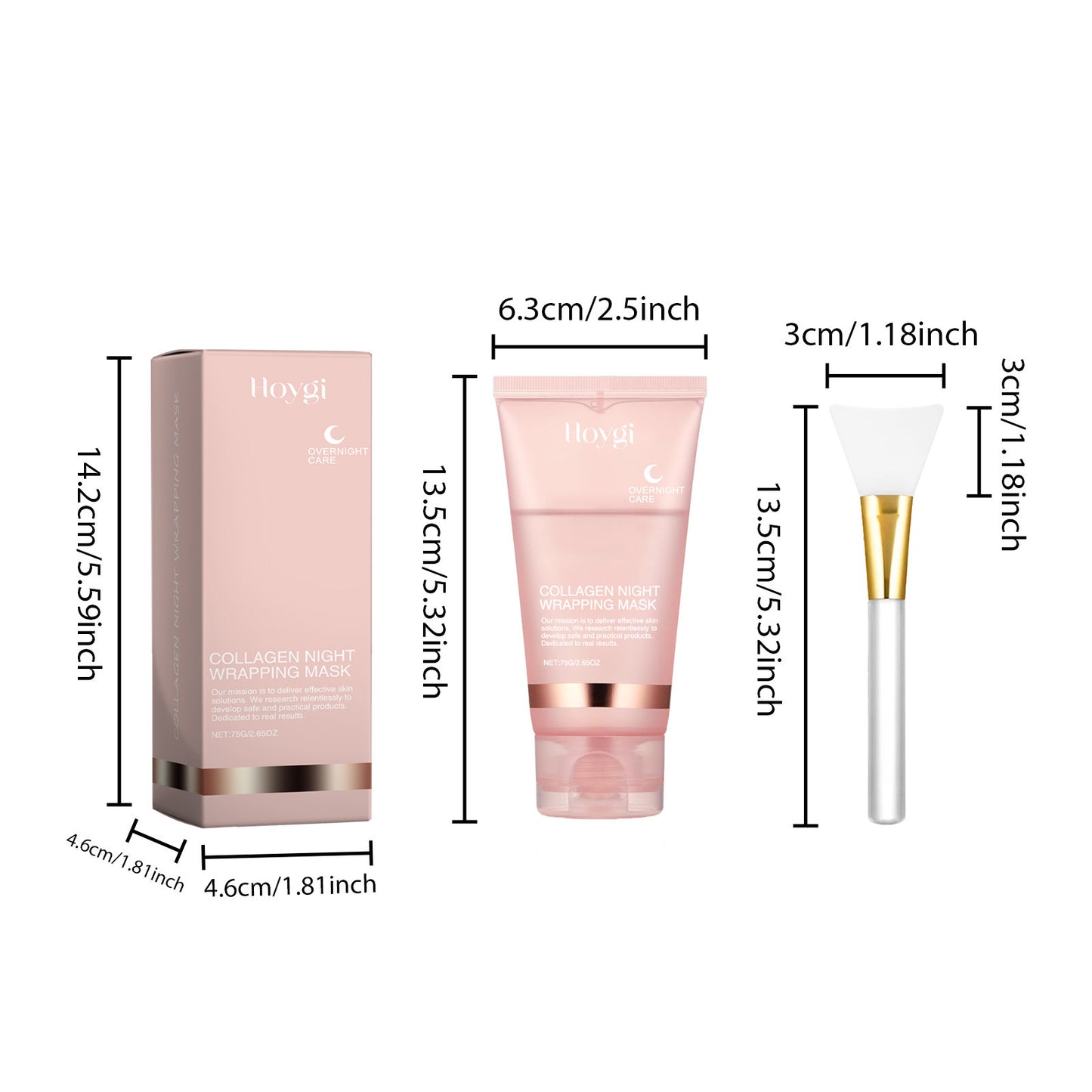 Korean Collagen Overnight Mask – Deep Hydrating Peel-Off Night Cream