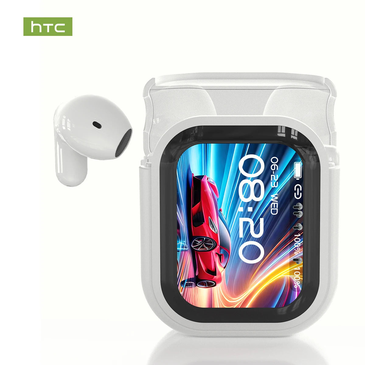 HTC NE20 Bluetooth 6.0 Wireless Translator Earphones – IPX4, Long Battery