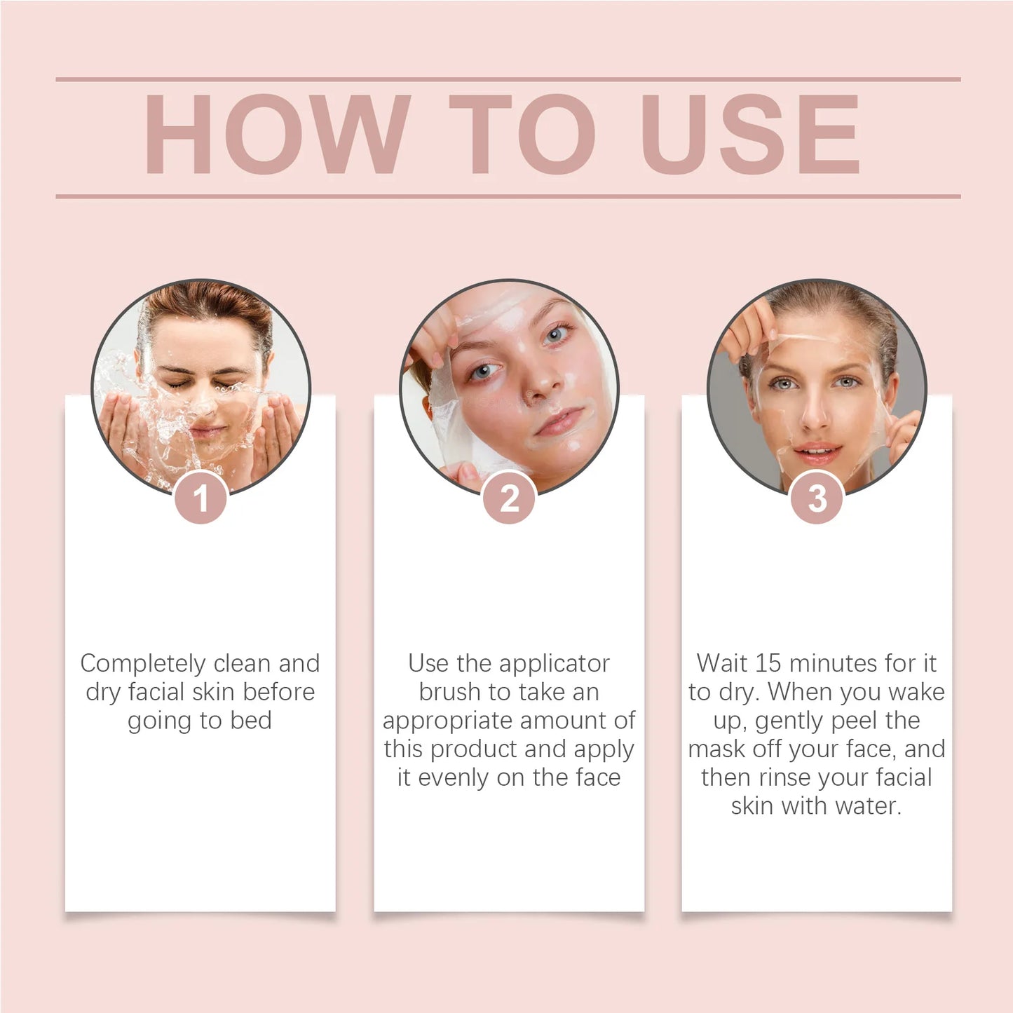 Korean Collagen Overnight Mask – Deep Hydrating Peel-Off Night Cream