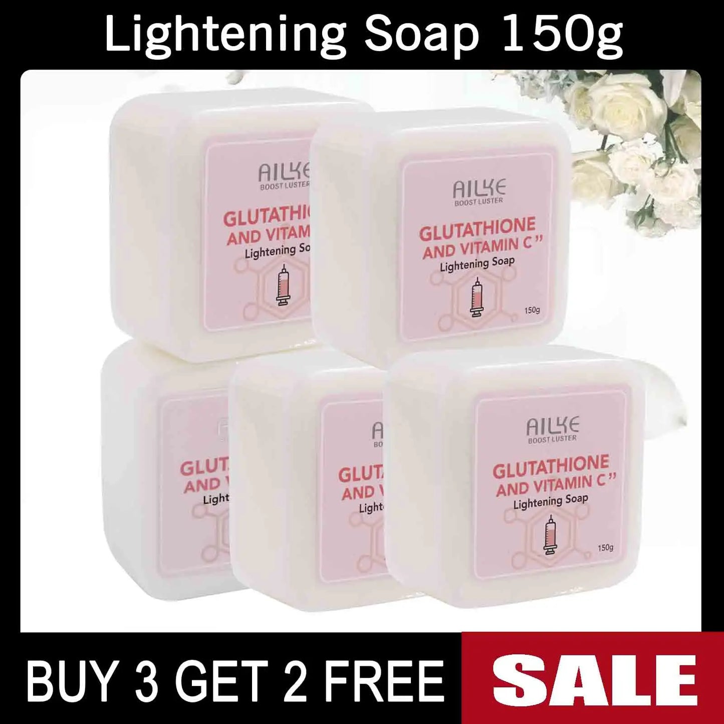 AILKE Whitening Skin Care Set Glutathione & Vitamin C