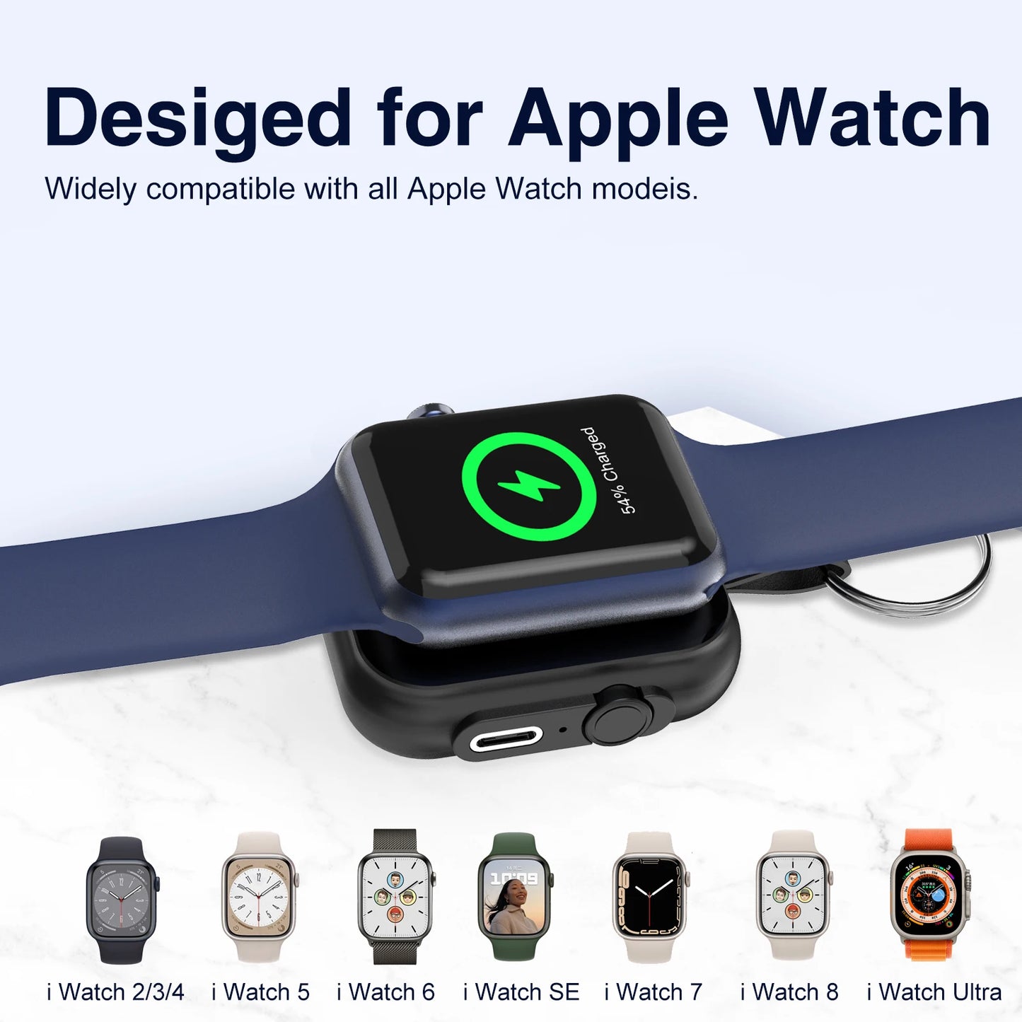 Magnetic Wireless Charger for Apple Watch | Fast Charging Cable