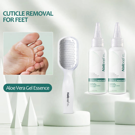 Nailpop Foot File Set – Dead Skin & Callus Remover, 60ml