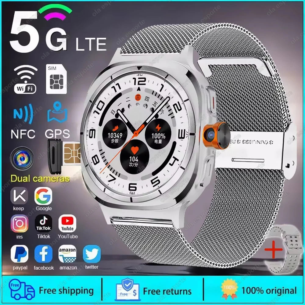 U8 Ultra AMOLED Smartwatch 4G/5G GPS NFC Camera