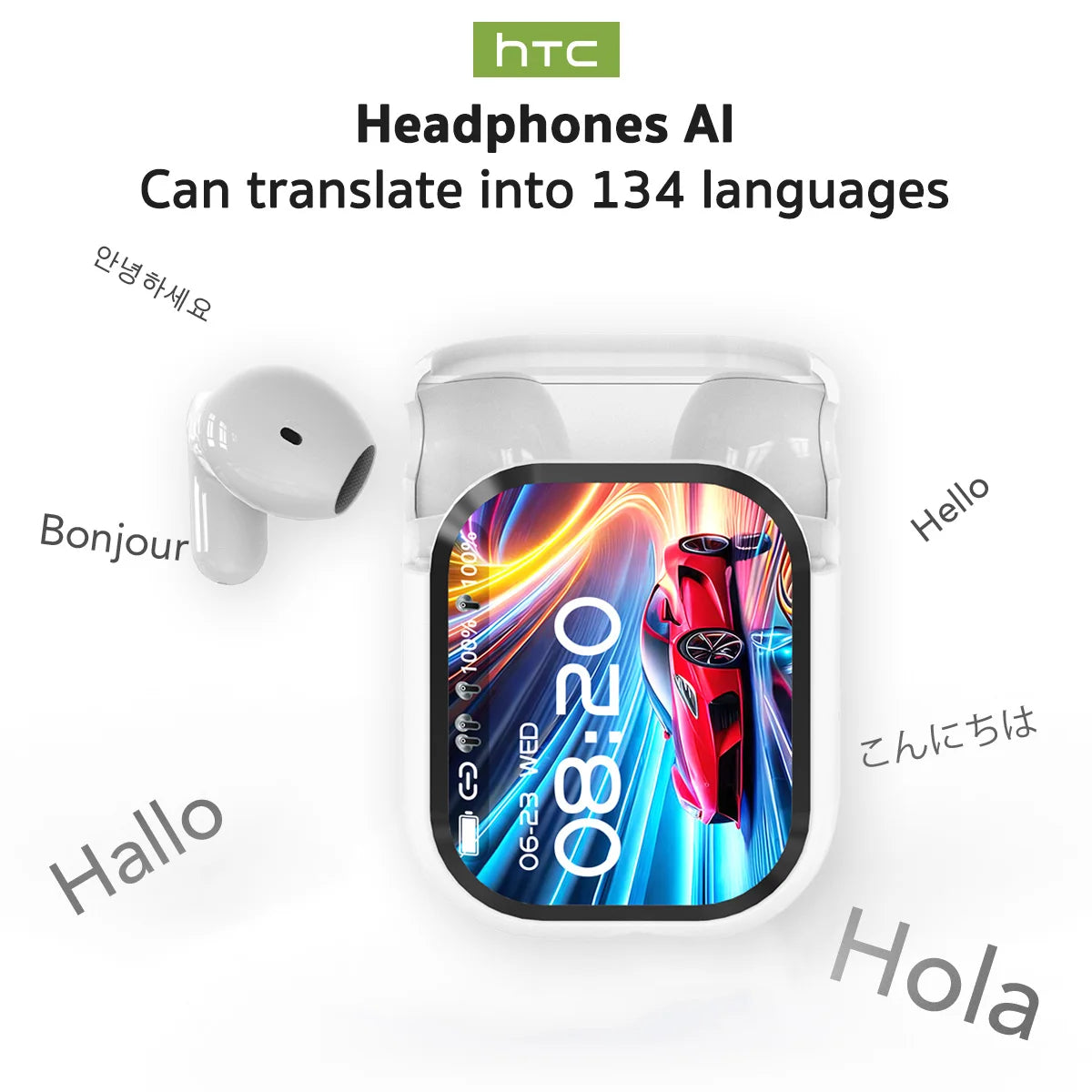 HTC NE20 TWS Earbuds | Bluetooth V6 Noise Reduction
