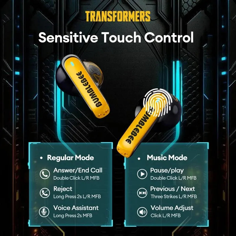 Choice Transformers TF-T01 | Bluetooth 5.3 Sports Earbuds