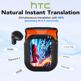 HTC NE20 Bluetooth 6.0 Wireless Translator Earphones – IPX4, Long Battery