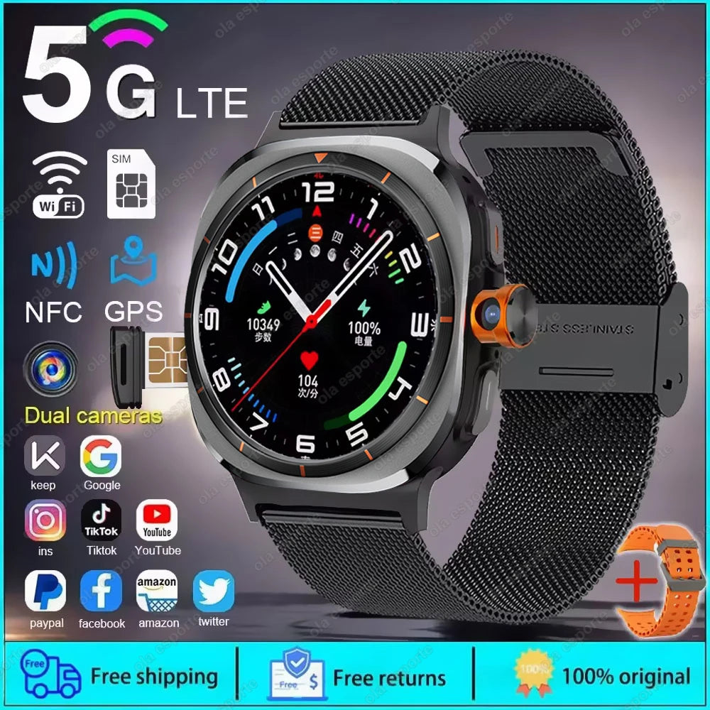 U8 Ultra AMOLED Smartwatch 4G/5G GPS NFC Camera