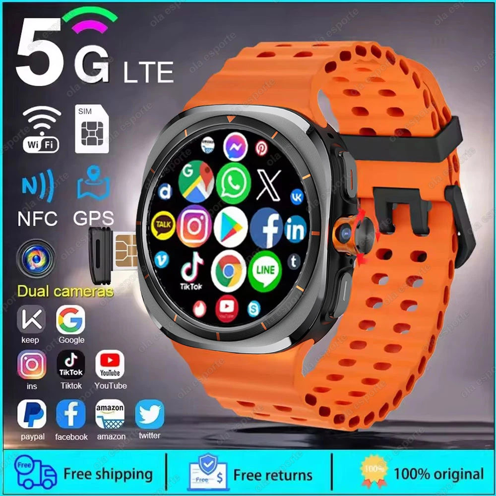 U8 Ultra AMOLED Smartwatch 4G/5G GPS NFC Camera