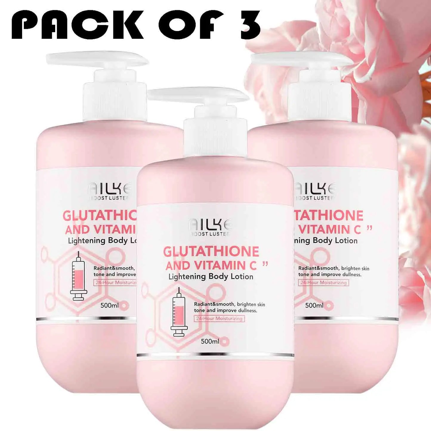 AILKE Whitening Skin Care Set Glutathione & Vitamin C