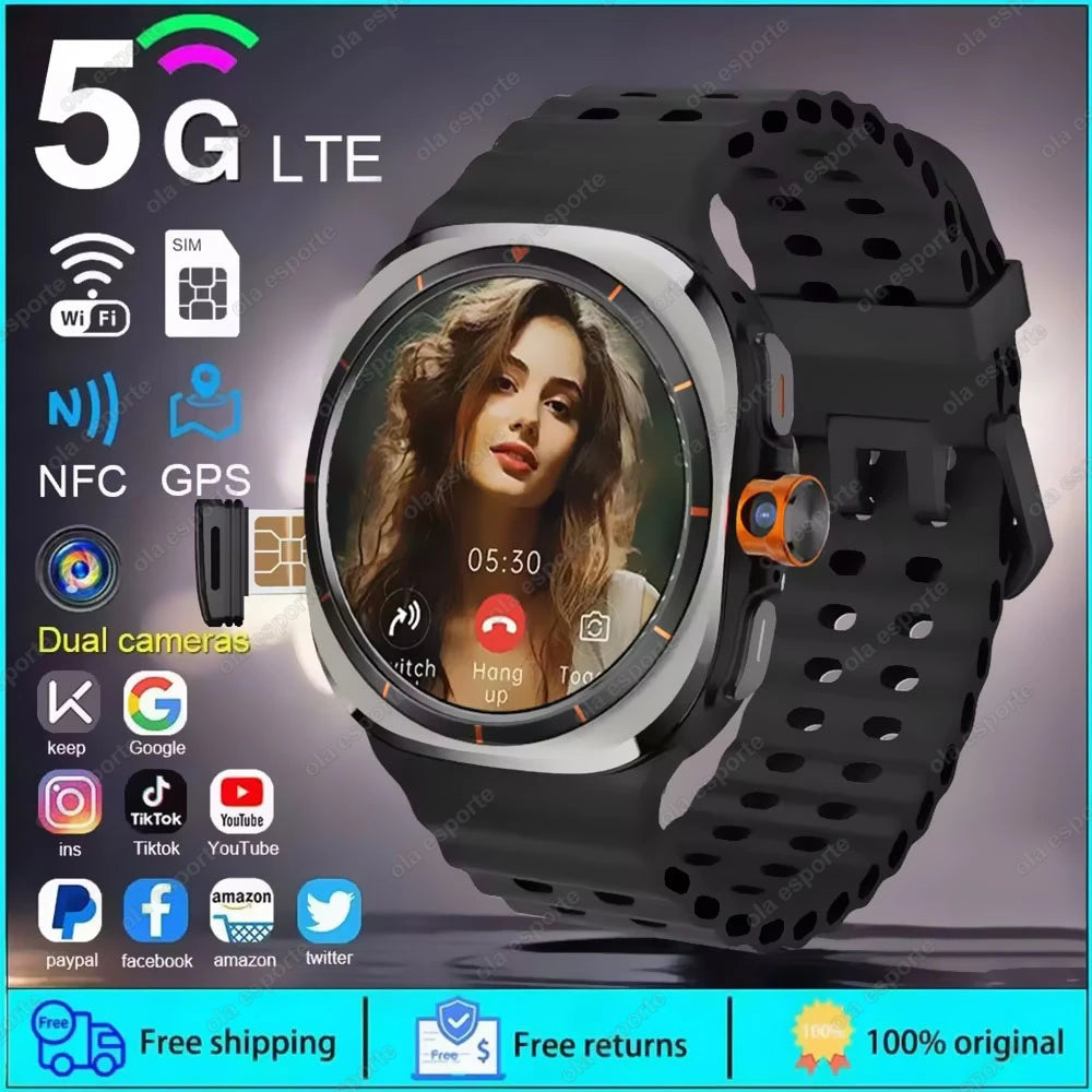 U8 Ultra AMOLED Smartwatch 4G/5G GPS NFC Camera
