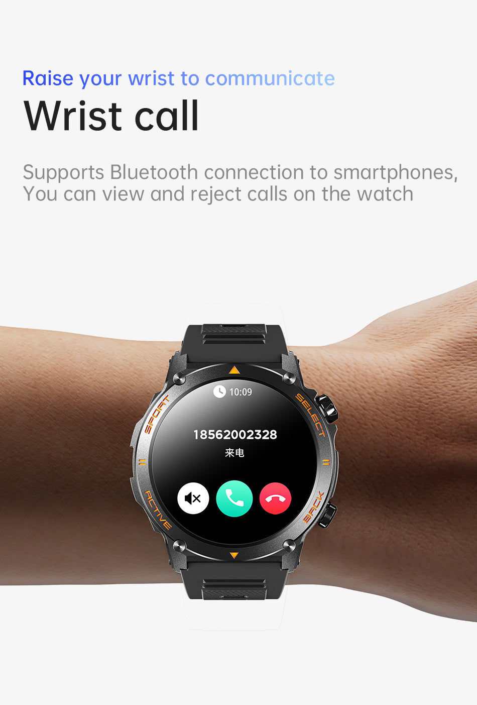 AWEI H52 AMOLED Smartwatch