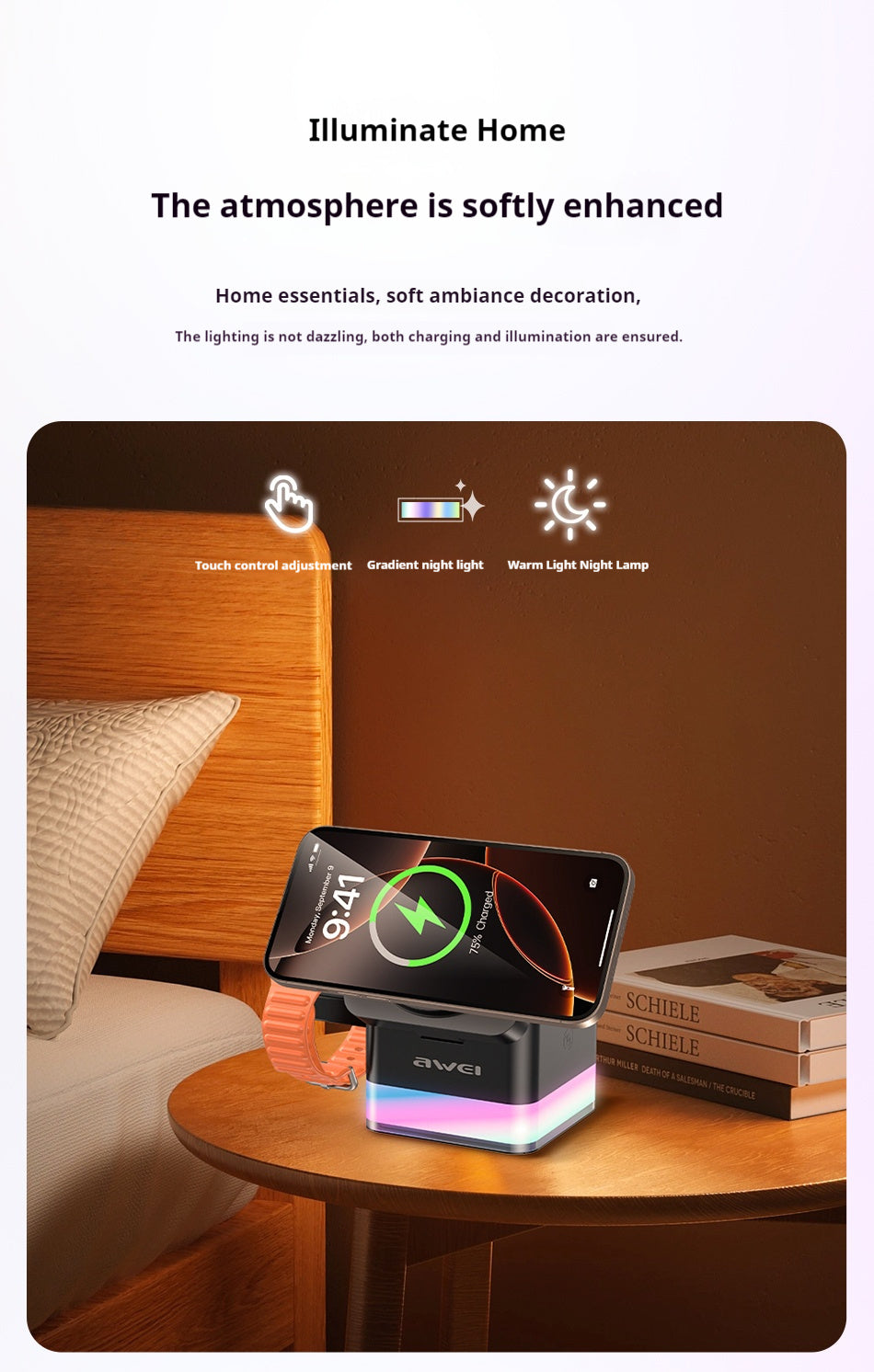 AWEI 3-in-1 Wireless Charger