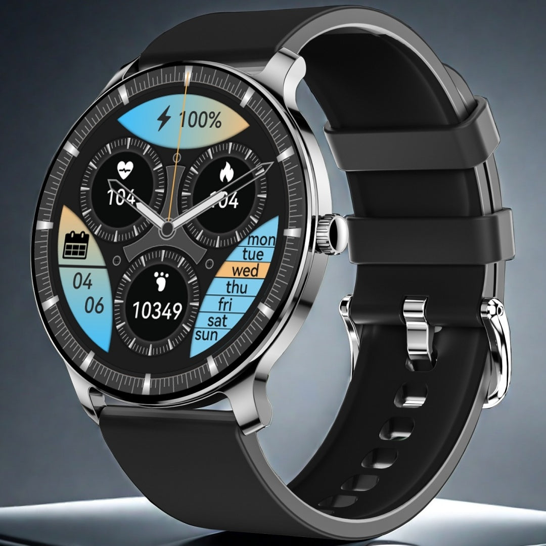 Disc Smart Watch – Slim, Stylish, Ultra-Thin Wearable for Fitness & Daily Activity