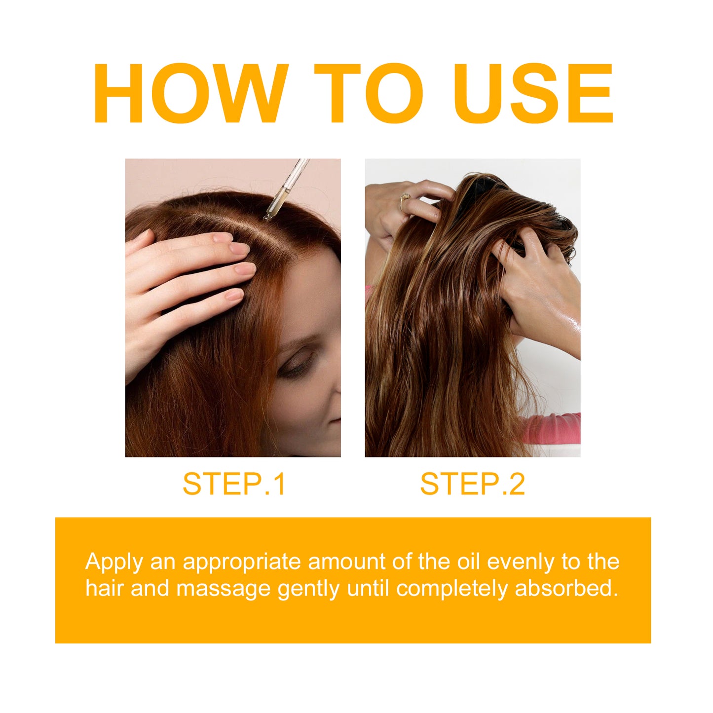 EELHOE Hair Care Oil – Biotin Scalp Massage Oil for Moisturizing, Thickening & Smoothing Hair