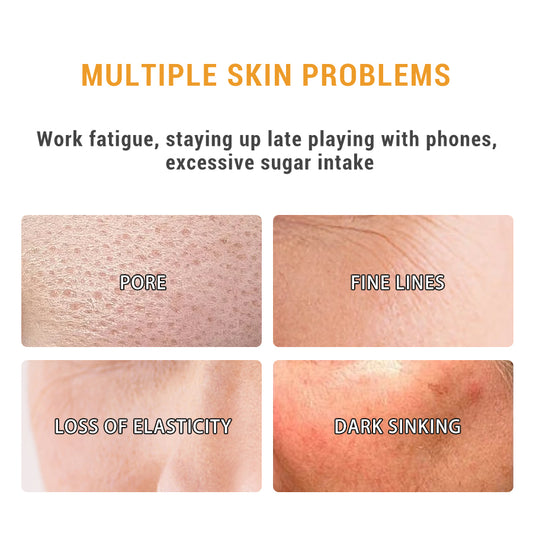 Vitamin C & Hyaluronic Acid Face Serum – Anti-Wrinkle, Dark Spot Removal & Skin Tone Brightening