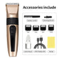 Professional Hair Clippers Trimmer – Men’s Barber Hair Cutting Kit, Cordless Machine