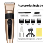 Professional Hair Clippers Trimmer – Men’s Barber Hair Cutting Kit, Cordless Machine