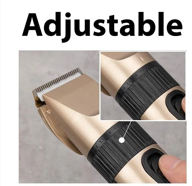 Professional Hair Clippers Trimmer – Men’s Barber Hair Cutting Kit, Cordless Machine