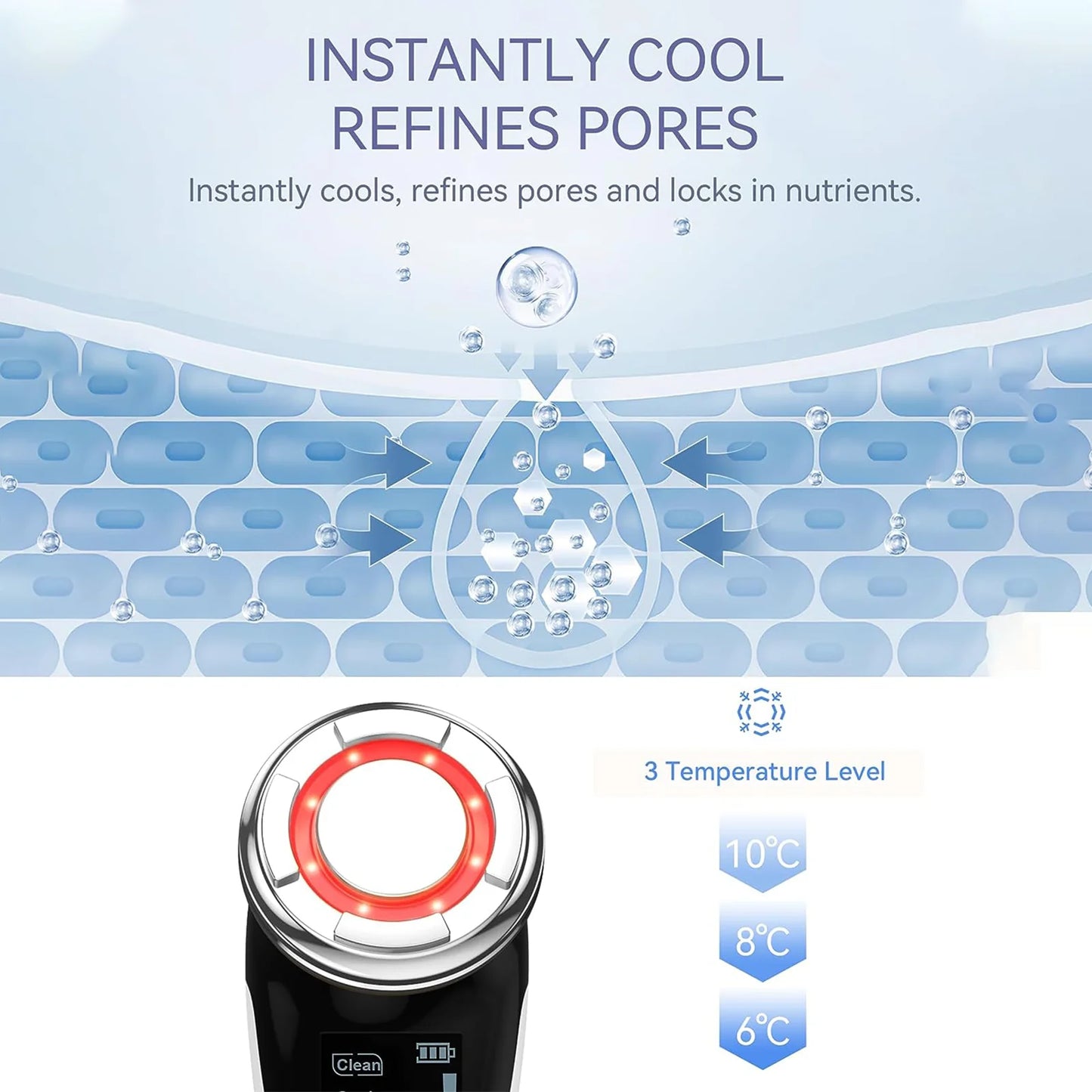 ANLAN EMS Facial Massager | Microcurrent & Deep Cleansing