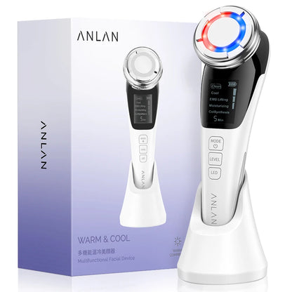 ANLAN EMS Facial Massager | Microcurrent & Deep Cleansing