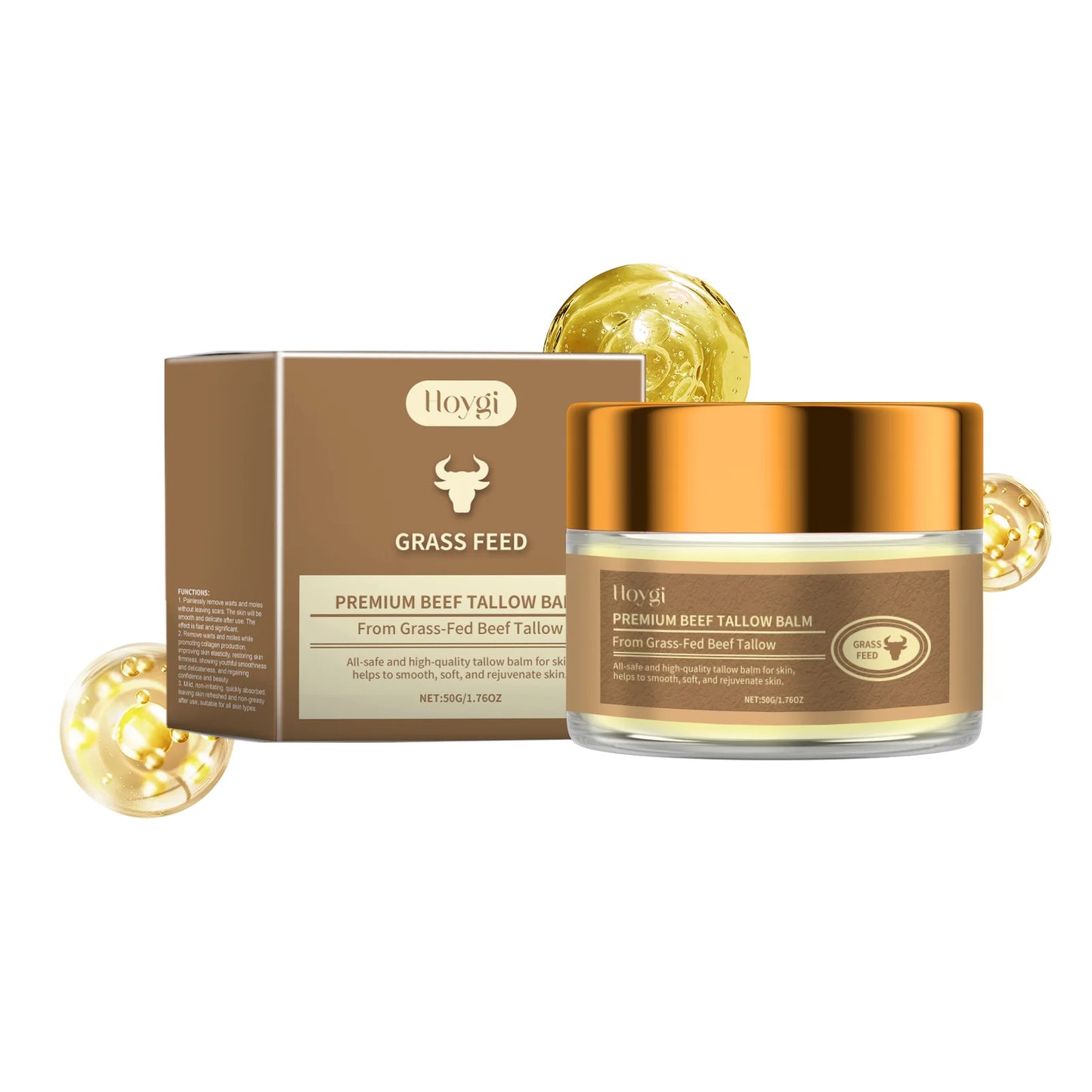 Hoygi Beef Tallow Face Cream – Deep Moisture & Skin Repair 50g