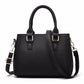 Women’s Embroidery Messenger Bag | Leather Handbag with Hair Ball