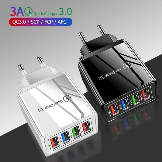 EU Plug USB Fast Charger | QC 3.0 Wall Adapter for Huawei