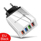 Multi-Port USB Charger | 4-Port 3A Fast Charging Wall Adapter