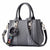 Women’s Embroidery Messenger Bag | Leather Handbag with Hair Ball
