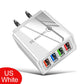 Multi-Port USB Charger | 4-Port 3A Fast Charging Wall Adapter