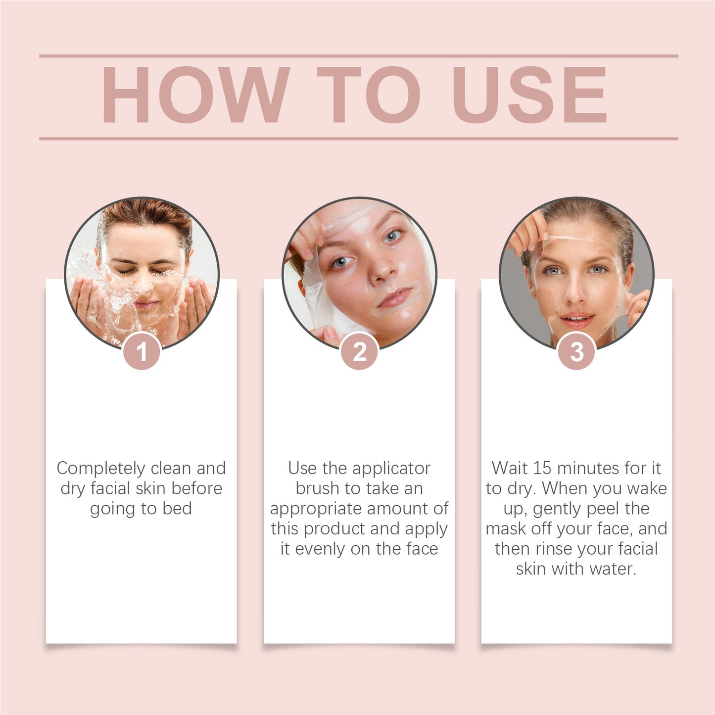 Korean Collagen Overnight Mask – Deep Hydrating Peel-Off Night Cream
