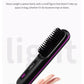 NUOYING S7 rechargeable hair straightening comb with compact design for travel and styling on-the-go.