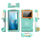 Coque de téléphone étanche Shellbox IP68, plongée 15 m/50 ft, multicolore