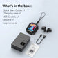 HTC NE20 Bluetooth 6.0 Wireless Translator Earphones – IPX4, Long Battery
