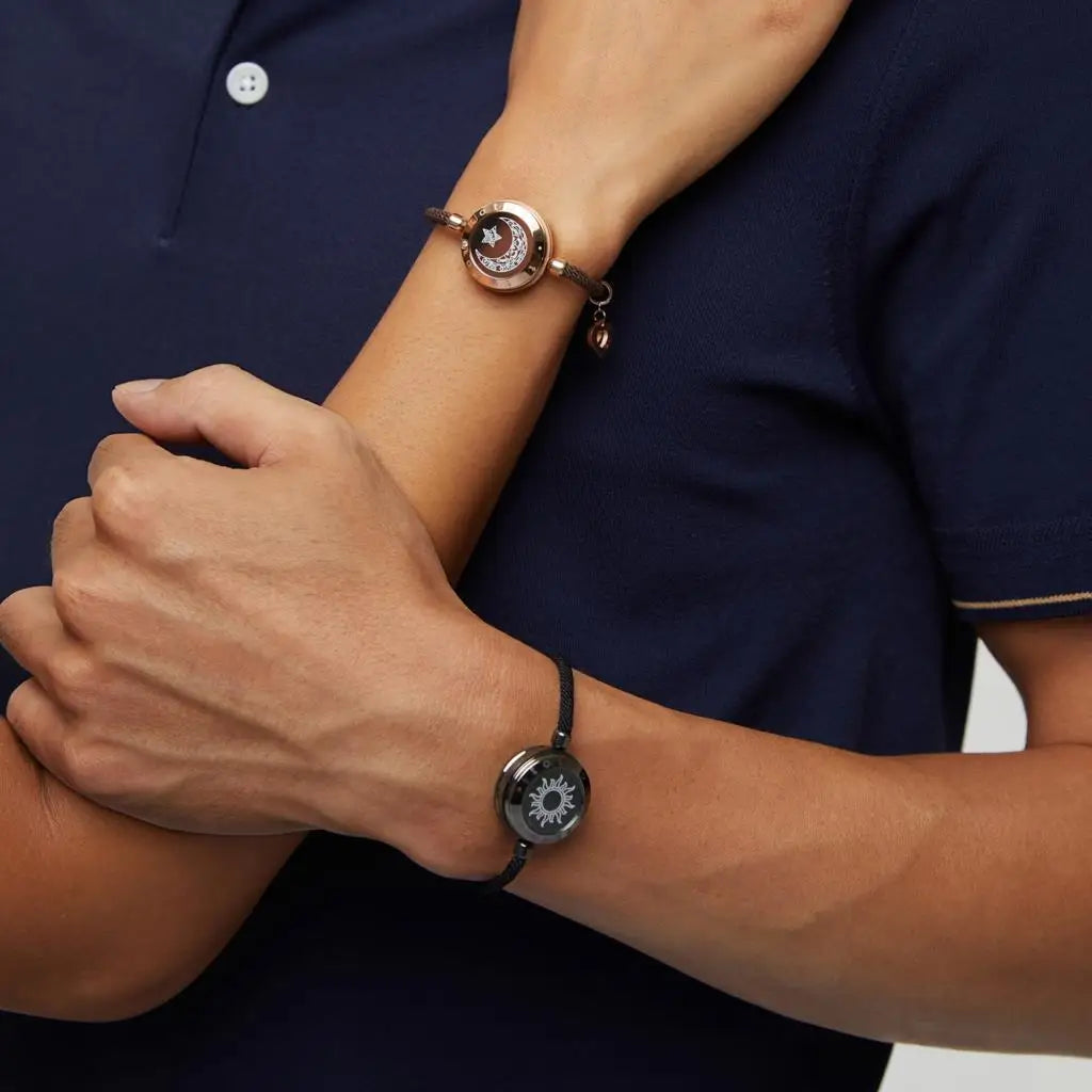 Bracelets connectés lumineux et vibrants Totwoo pour couples