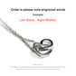 Eternal Rose Teddy Bear Jewelry Box & Name Necklace