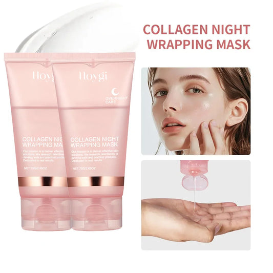 Korean Collagen Overnight Mask – Deep Hydrating Peel-Off Night Cream