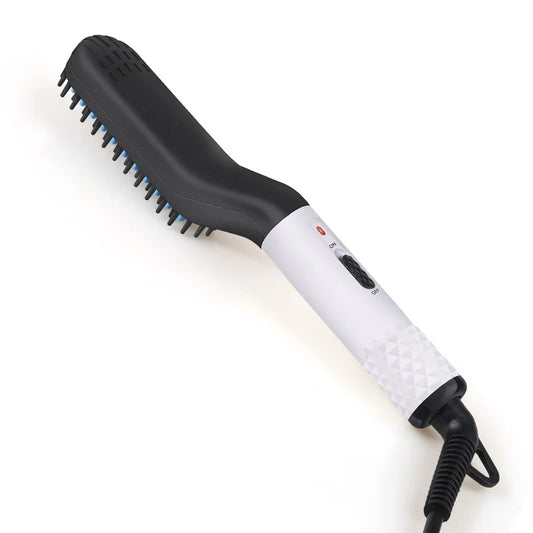 Men's Electric Beard & Hair Straightener Comb – Fast Heating