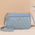 Women’s Embroidery Messenger Bag | Leather Handbag with Hair Ball