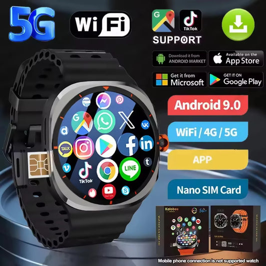 U8 Ultra AMOLED Smartwatch 4G/5G GPS NFC Camera