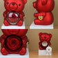 Eternal Rose Teddy Bear Jewelry Box & Name Necklace