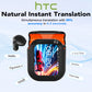 HTC NE20 Bluetooth 6.0 Wireless Translator Earphones – IPX4, Long Battery