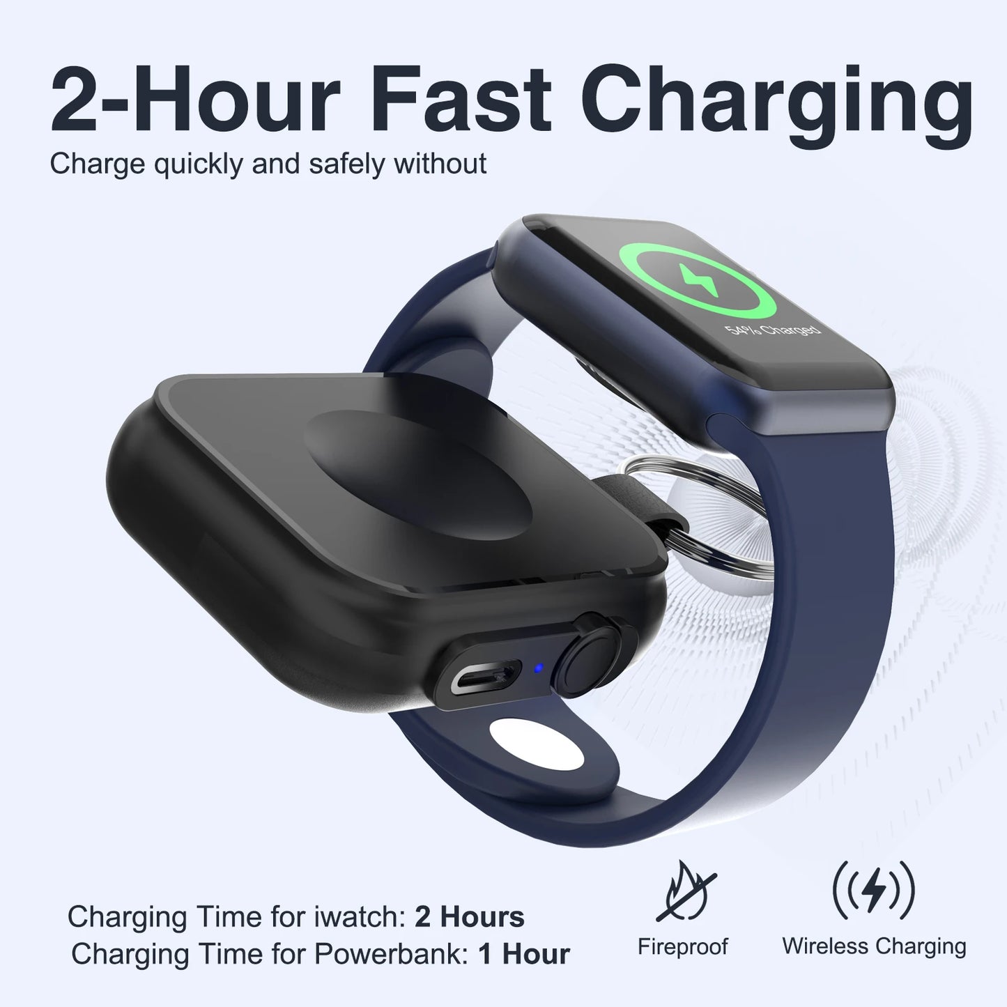 Magnetic Wireless Charger for Apple Watch | Fast Charging Cable