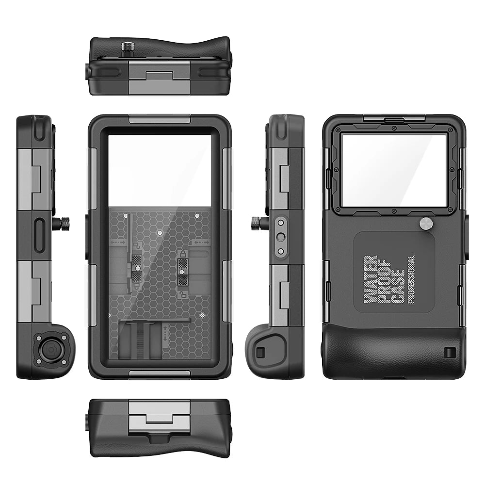 Coque de téléphone étanche Shellbox IP68, plongée 15 m/50 ft, multicolore