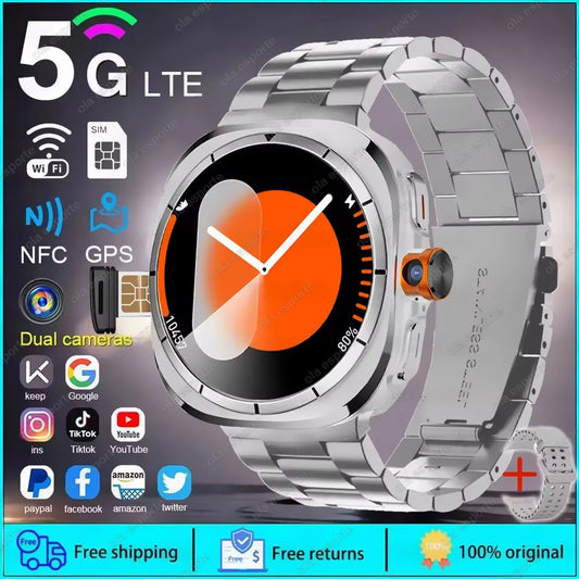 U8 Ultra AMOLED Smartwatch 4G/5G GPS NFC Camera