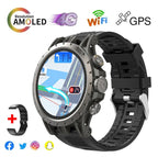 Montre intelligente 5G Android 9.0, écran AMOLED 1,43", GPS, WiFi, appel vidéo 5MP