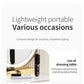 NUOYING S7 rechargeable hair straightening comb with compact design for travel and styling on-the-go.